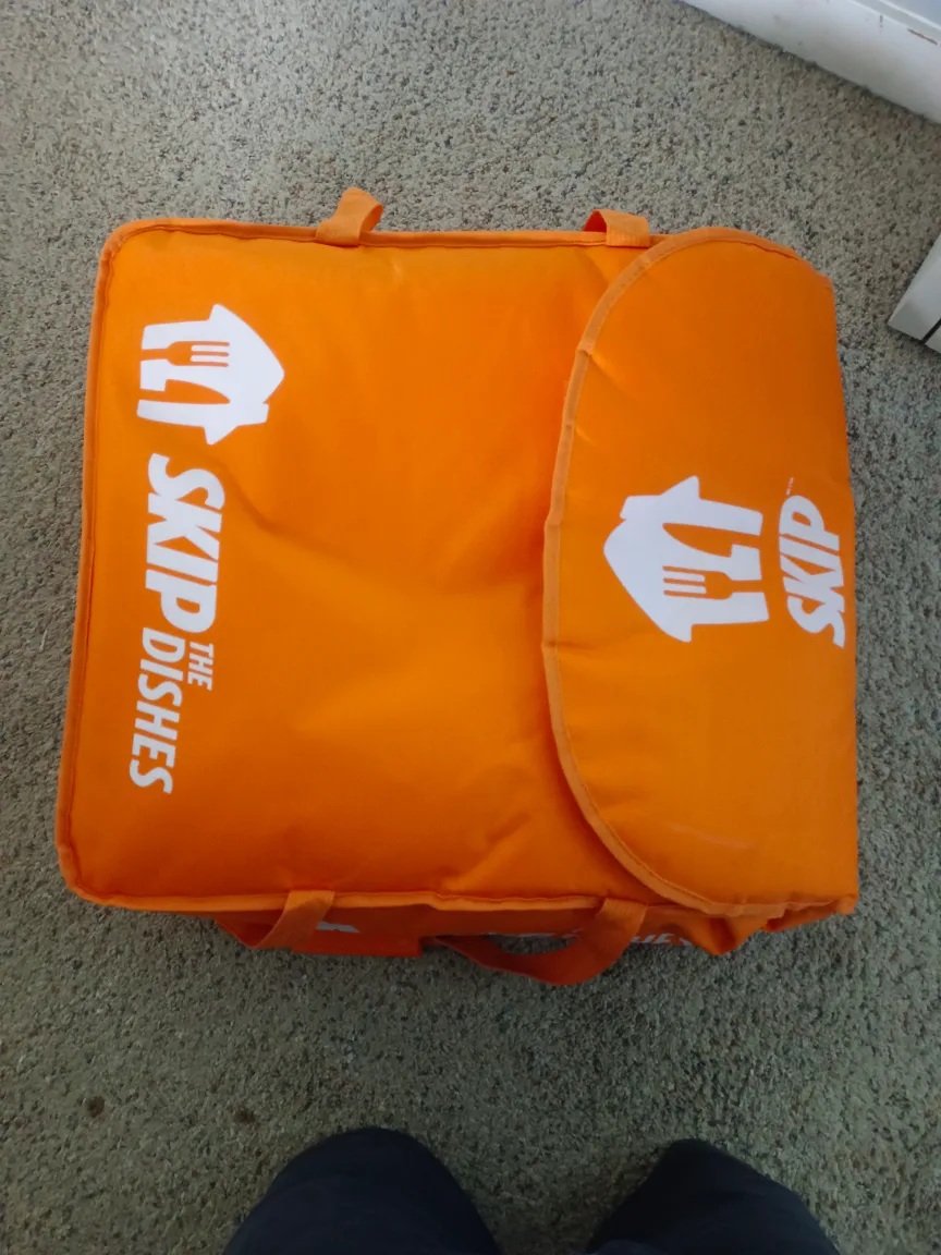 Skip The Dishes Insulated Delivery Bag - Orange image indicator(2)