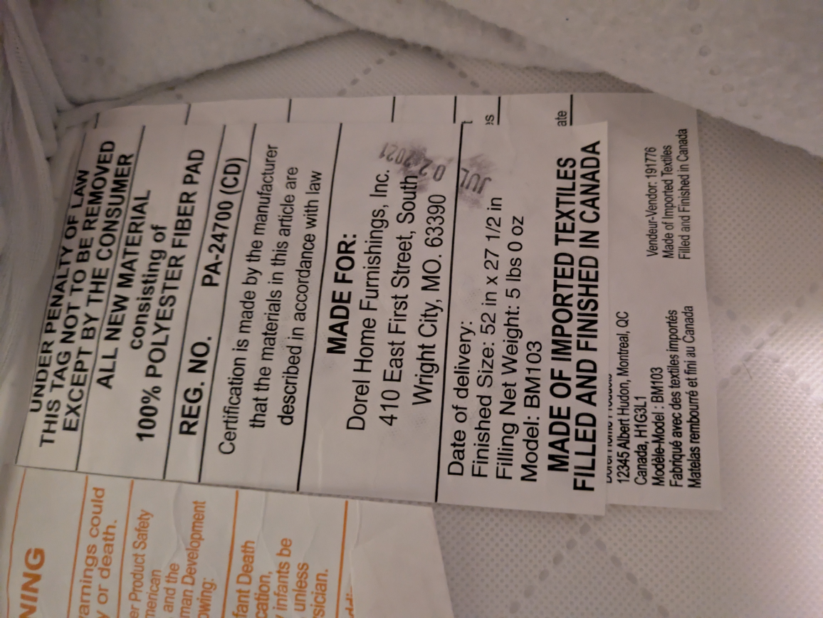 FREE - safety first infant and toddler mattress - photo 3