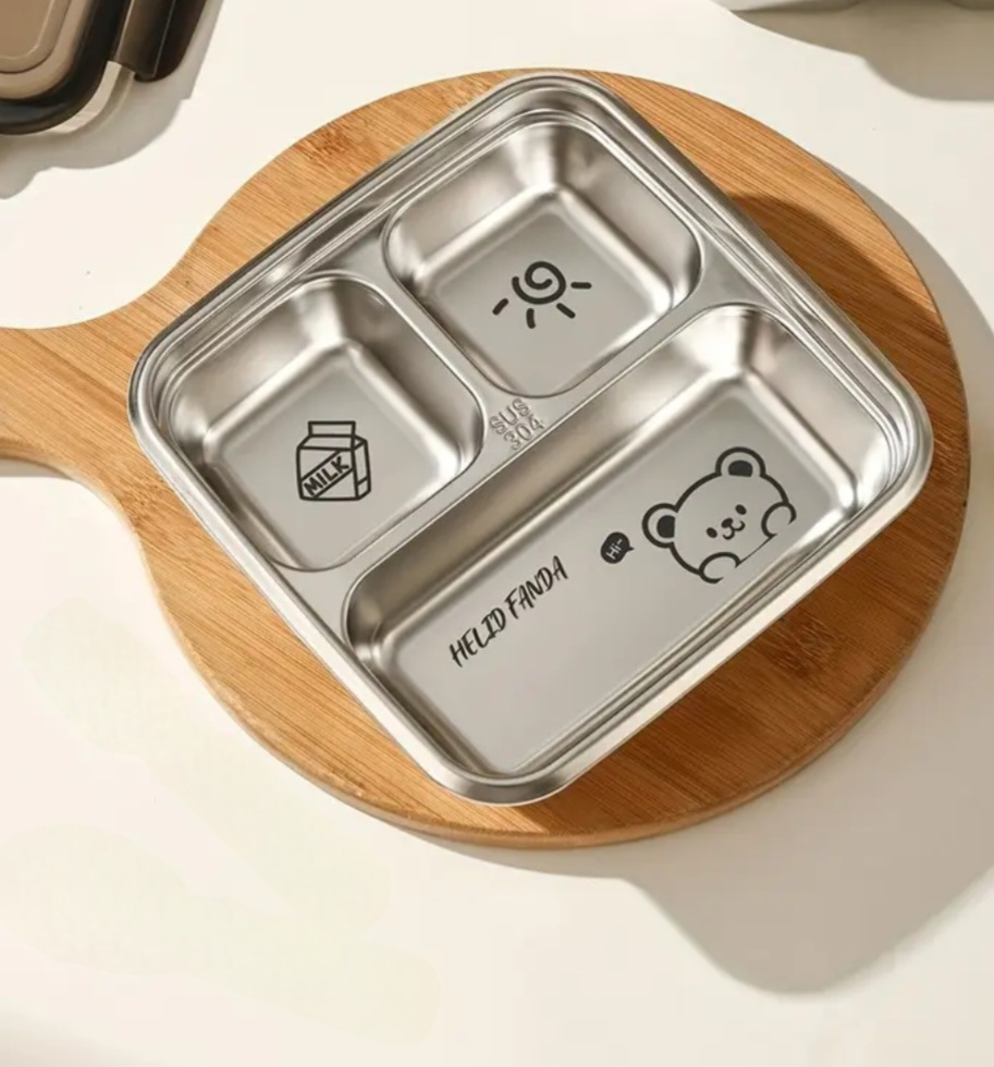 Cute Kids 304 Stainless Lunch Box (2 sets)