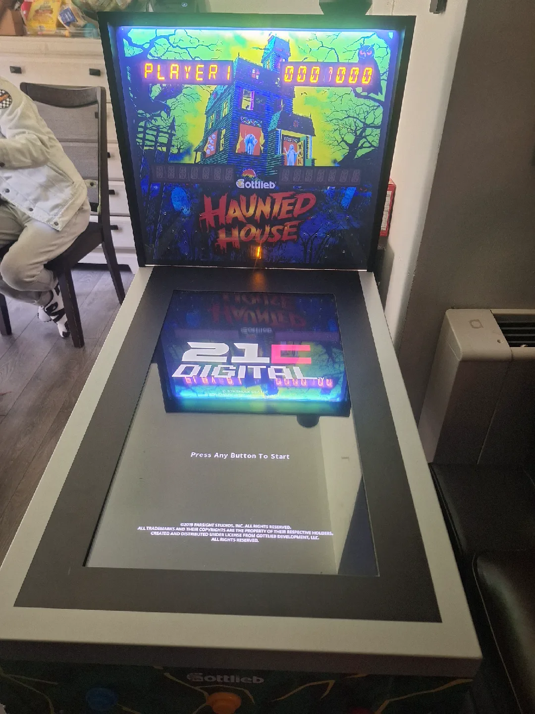 Gottlieb Haunted House Digital Pinball Machine thumbnail