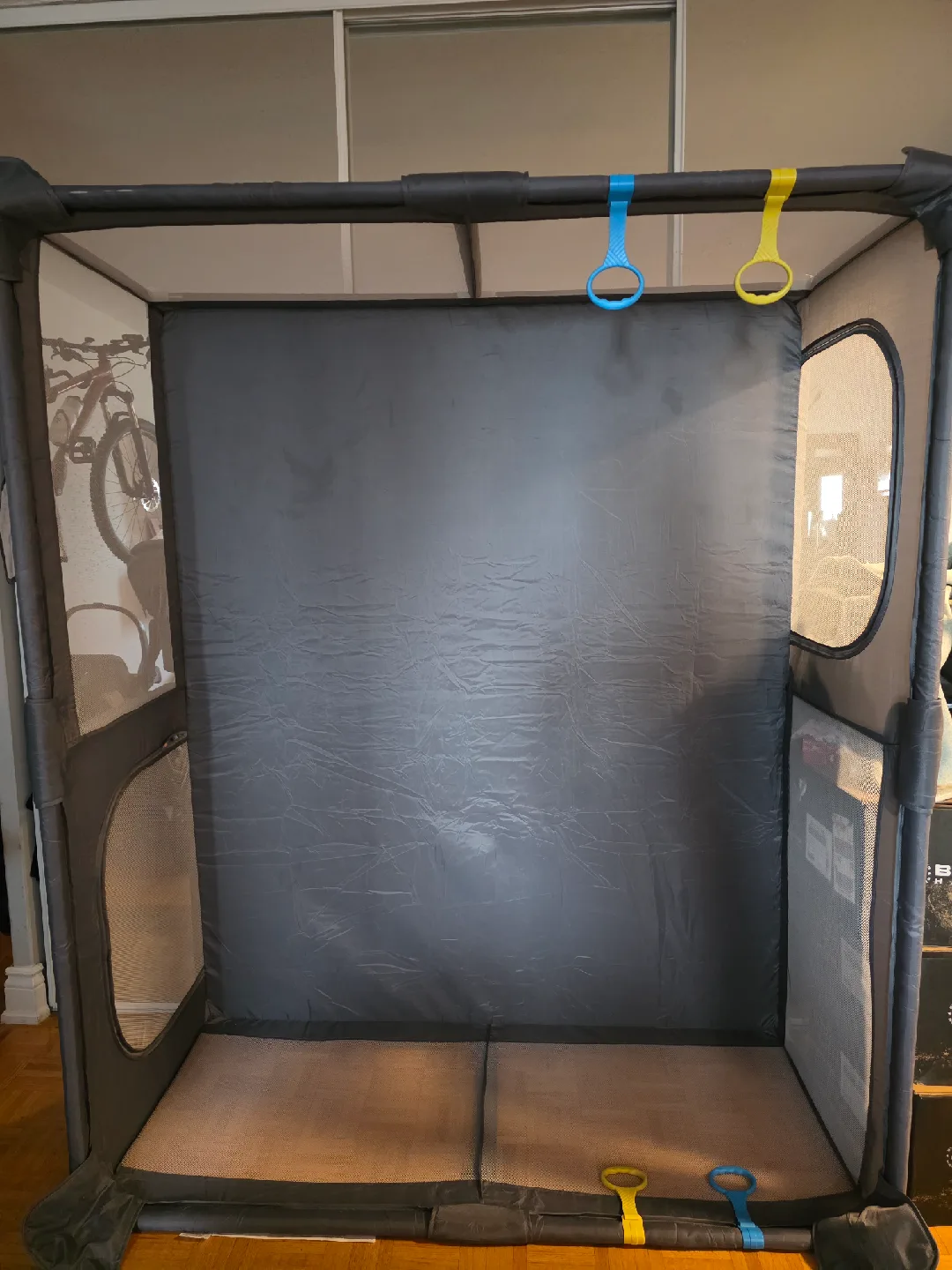 dearlomum Baby Playpen 71x59" Gray image indicator(2)