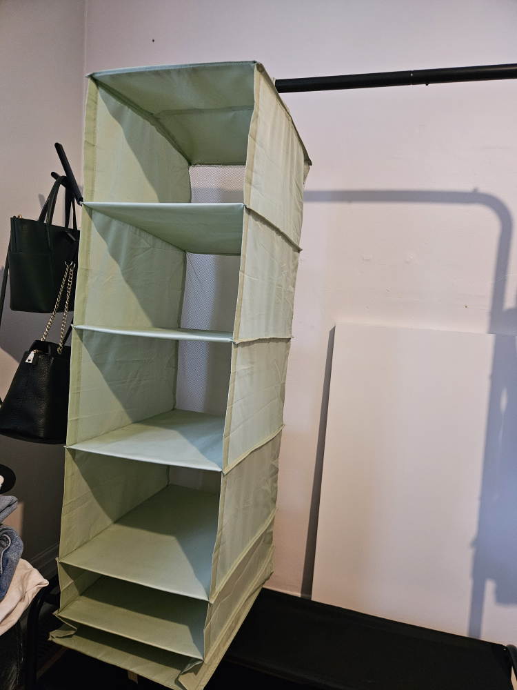 Hanging Closet Organizer - 6 Shelf - photo 2
