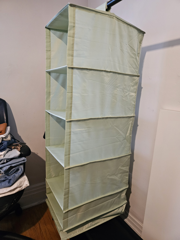 Hanging Closet Organizer - 6 Shelf - photo 3