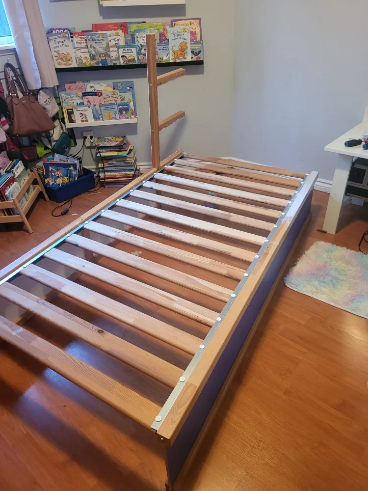 IKEA Kura Bed Frame with Canopy & Curtains image indicator(6)