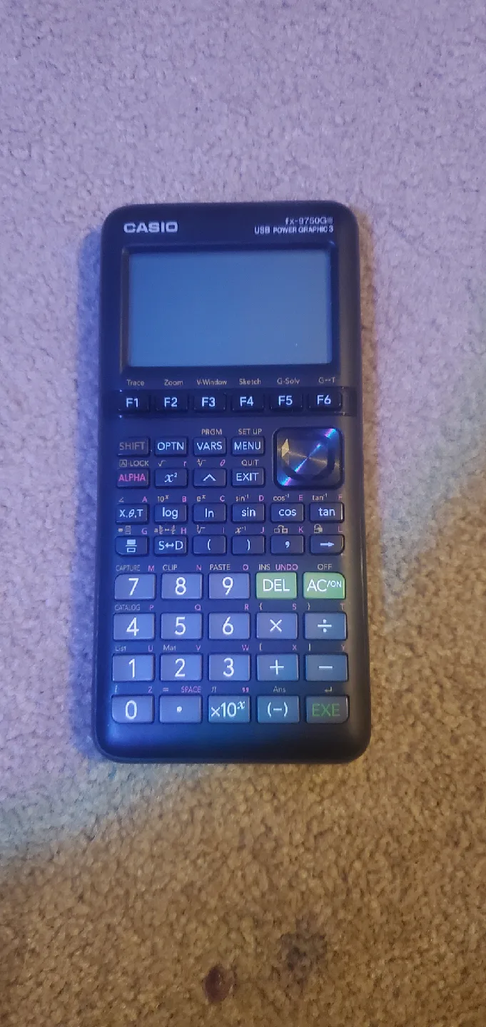 Casio fx-9750GIII USB Power Graphic 3 Calculator image indicator(2)