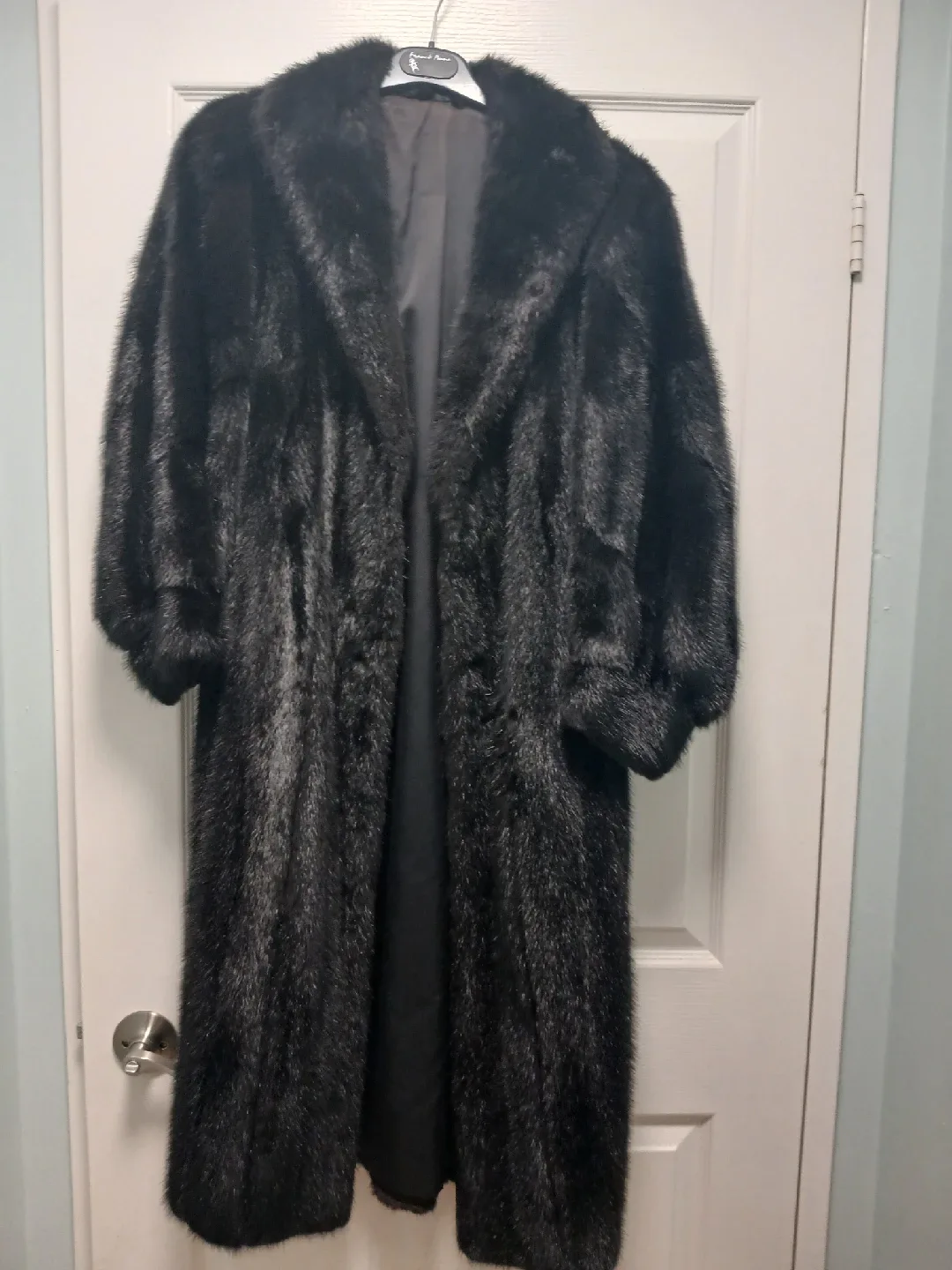 Black mink Fur Coat image indicator(2)
