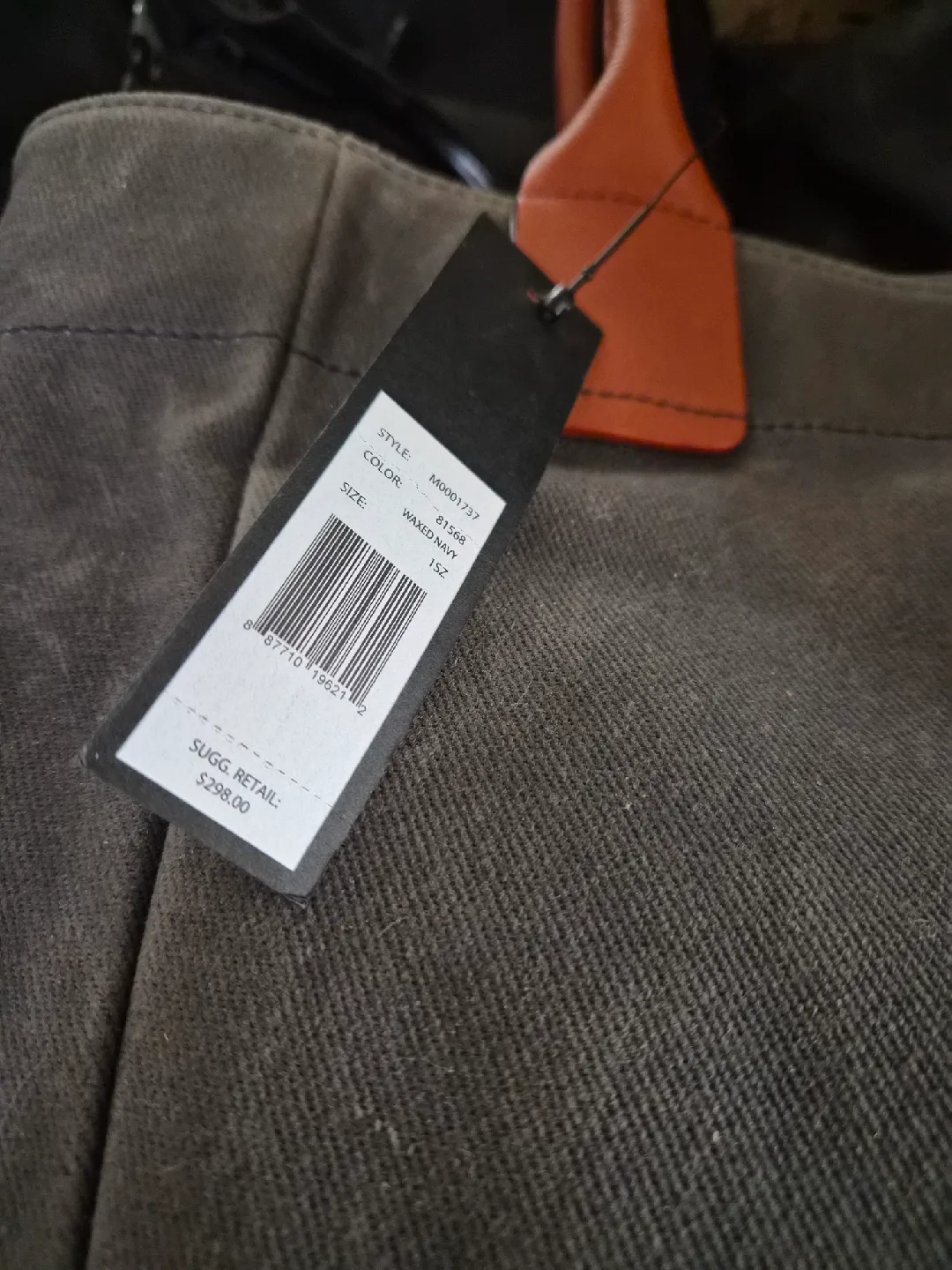 Marc by Marc Jacobs Waxed Navy Tote Bag image indicator(3)