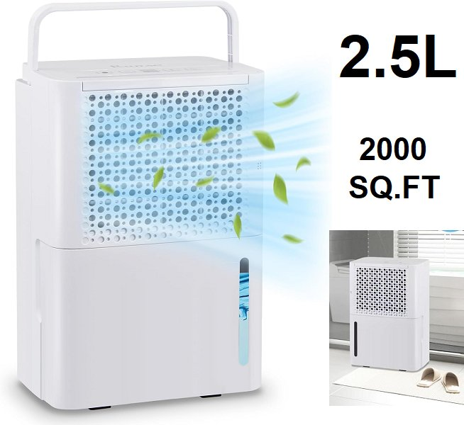 COSTWAY Dehumidifier with Drain Hose