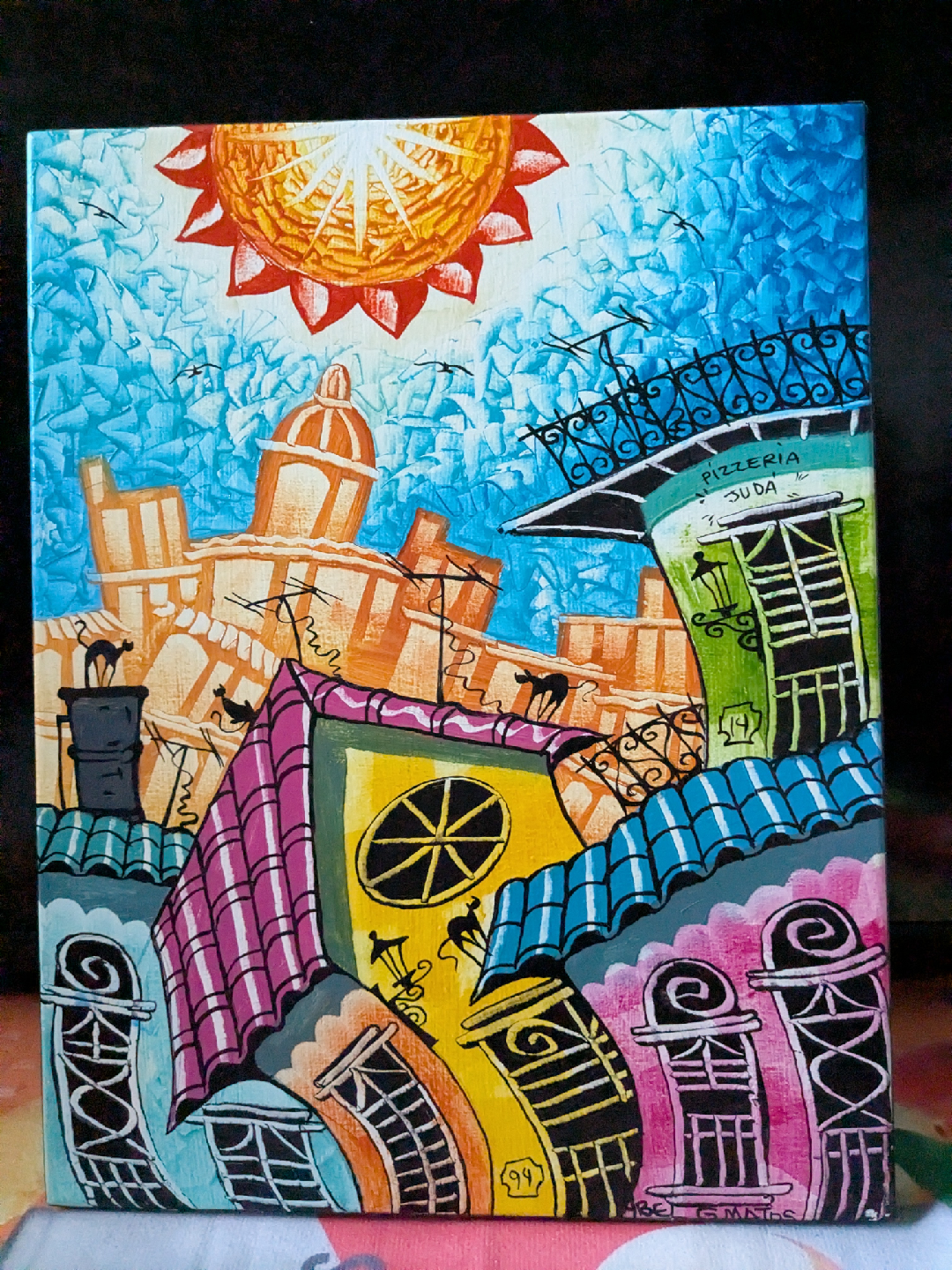 Abel G Matos painting