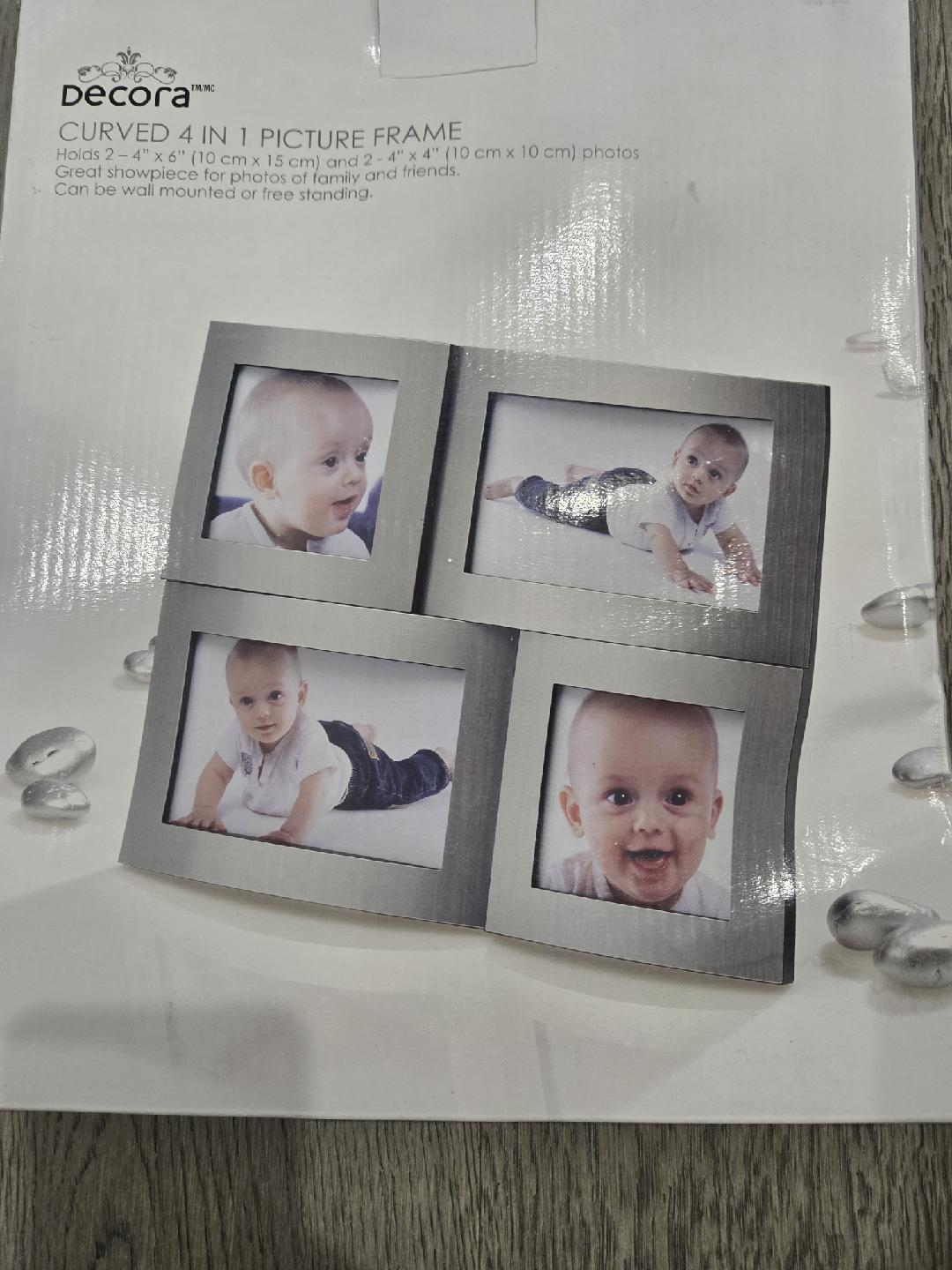 Decora 4-in-1 Picture Frame, Curved