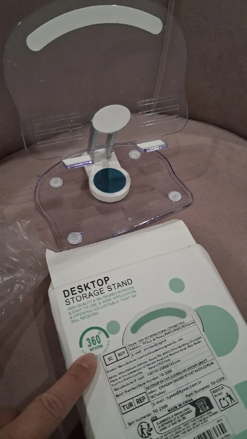 Phone Stand Tablet Holder, 360° Rotatable Acrylic image indicator(10)