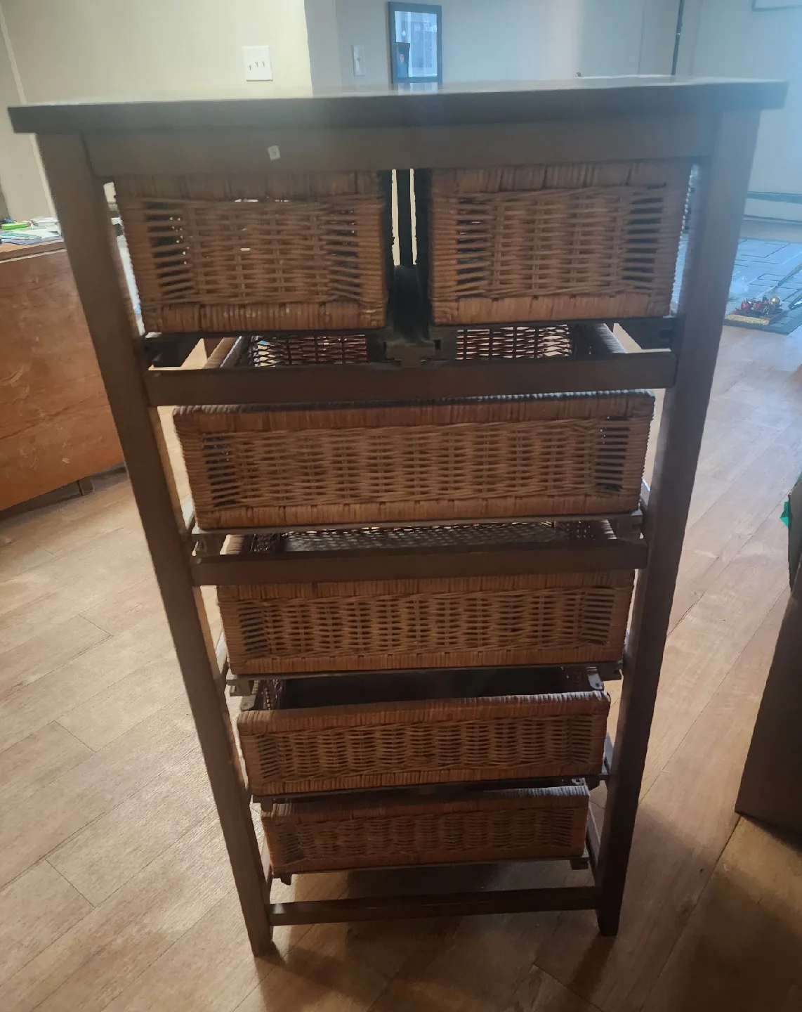 Wicker Tallboy Dresser (Pickup only) image indicator(4)