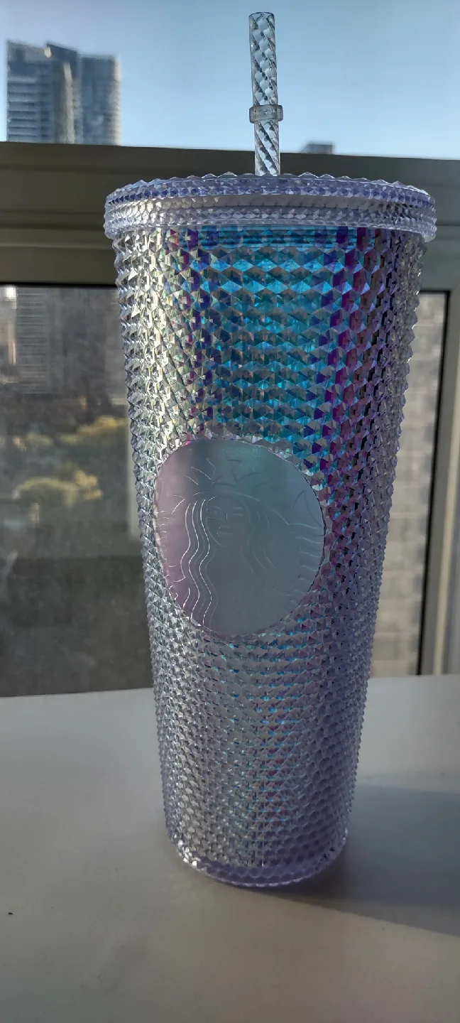 (NEW) Starbucks Iridescent Studded Tumbler thumbnail