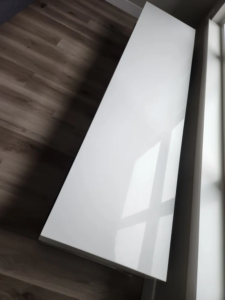 White TV Stand with Drawer image indicator(3)