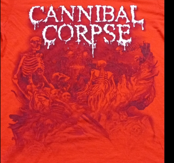 Cannibal Corpse 'A Skeletal Domain' Red T-Shirt - photo 2