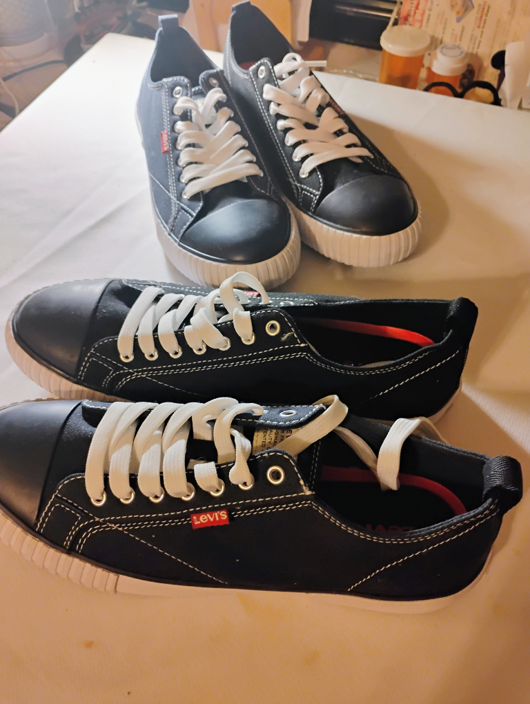 Levi's Black Canvas Sneakers - photo 2