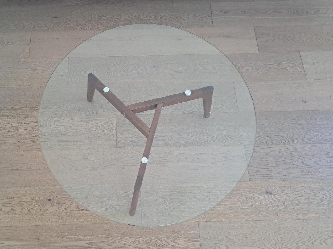 Round Glass Coffee Table - photo 4
