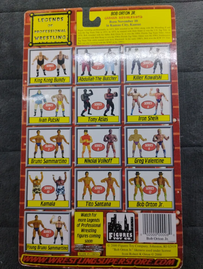 Bob Orton Jr. Legends of Wrestling Action Figure image indicator(2)