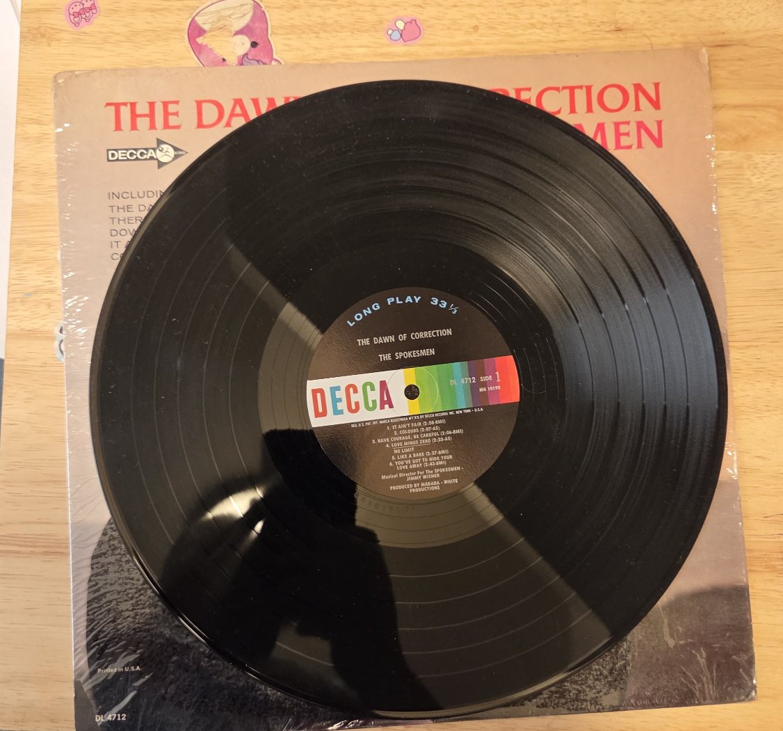The Spokesmen - The Dawn of Correction Vinyl Record - photo 4