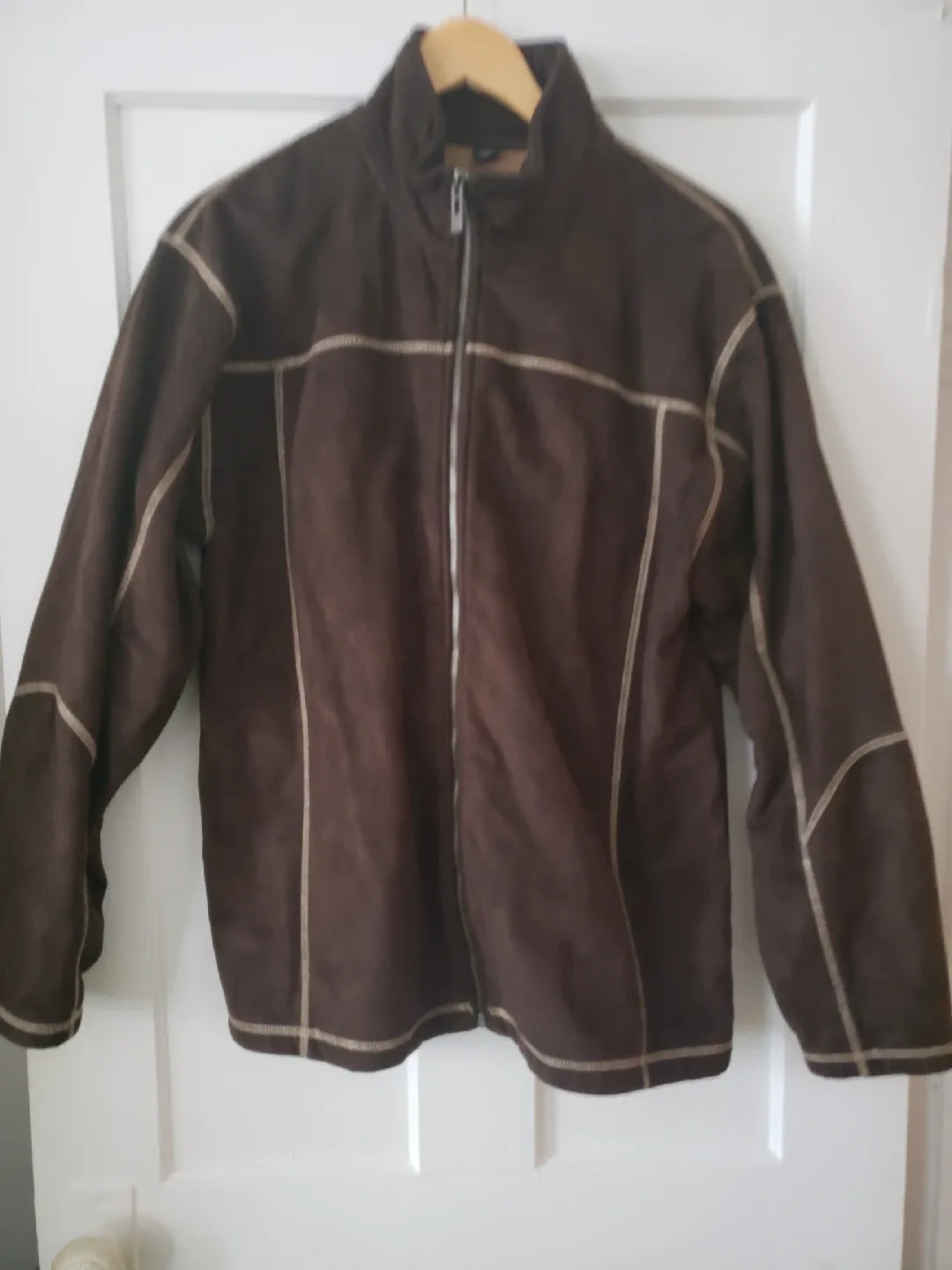Point Zero Brown faux Suade Jacket image indicator(2)