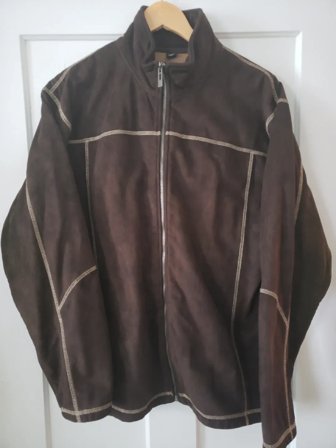 Point Zero Brown faux Suade Jacket image indicator(3)