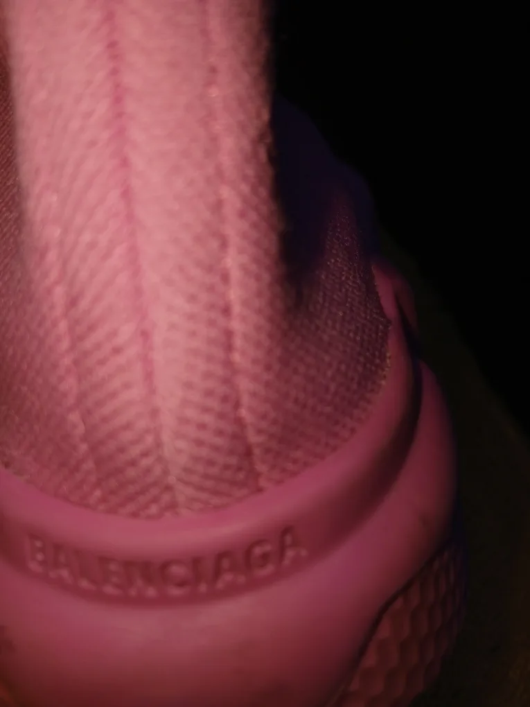 Balenciaga Speed 2.0 Pink Knit Sneakers, Size 13-1 image indicator(3)