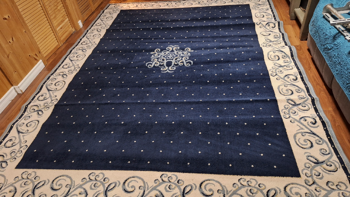 Large Navy Blue Area Rug