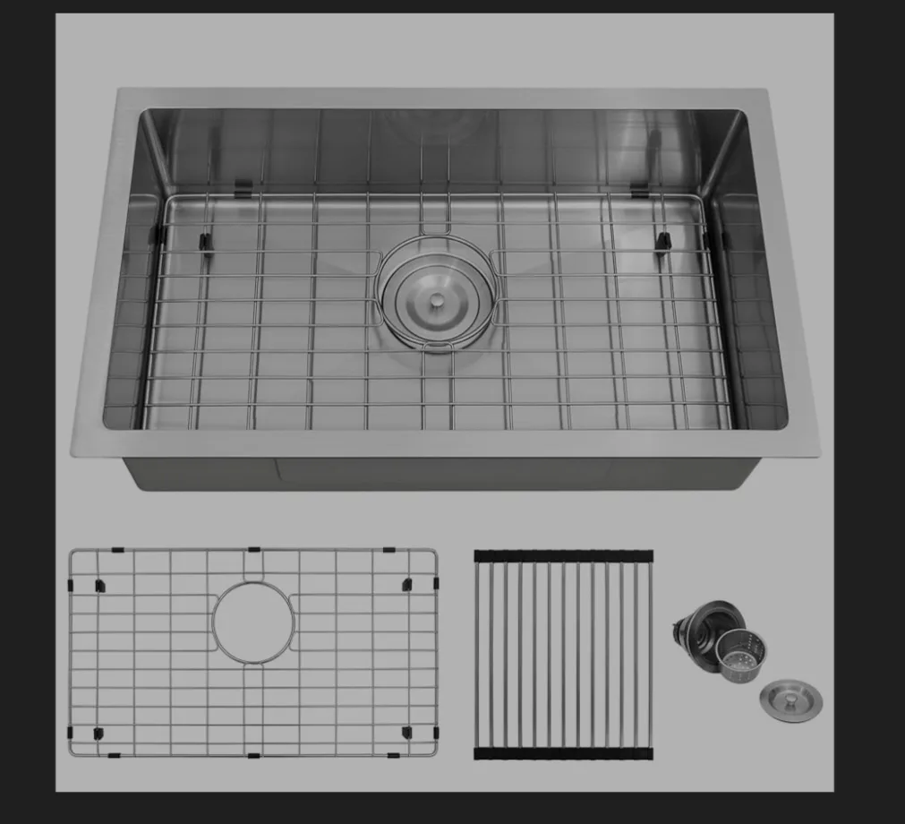 Stainless Steel Kitchen Sink - 25 x 18 inches image indicator(8)