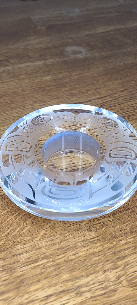 Wade Baker Crystal Candle Holder