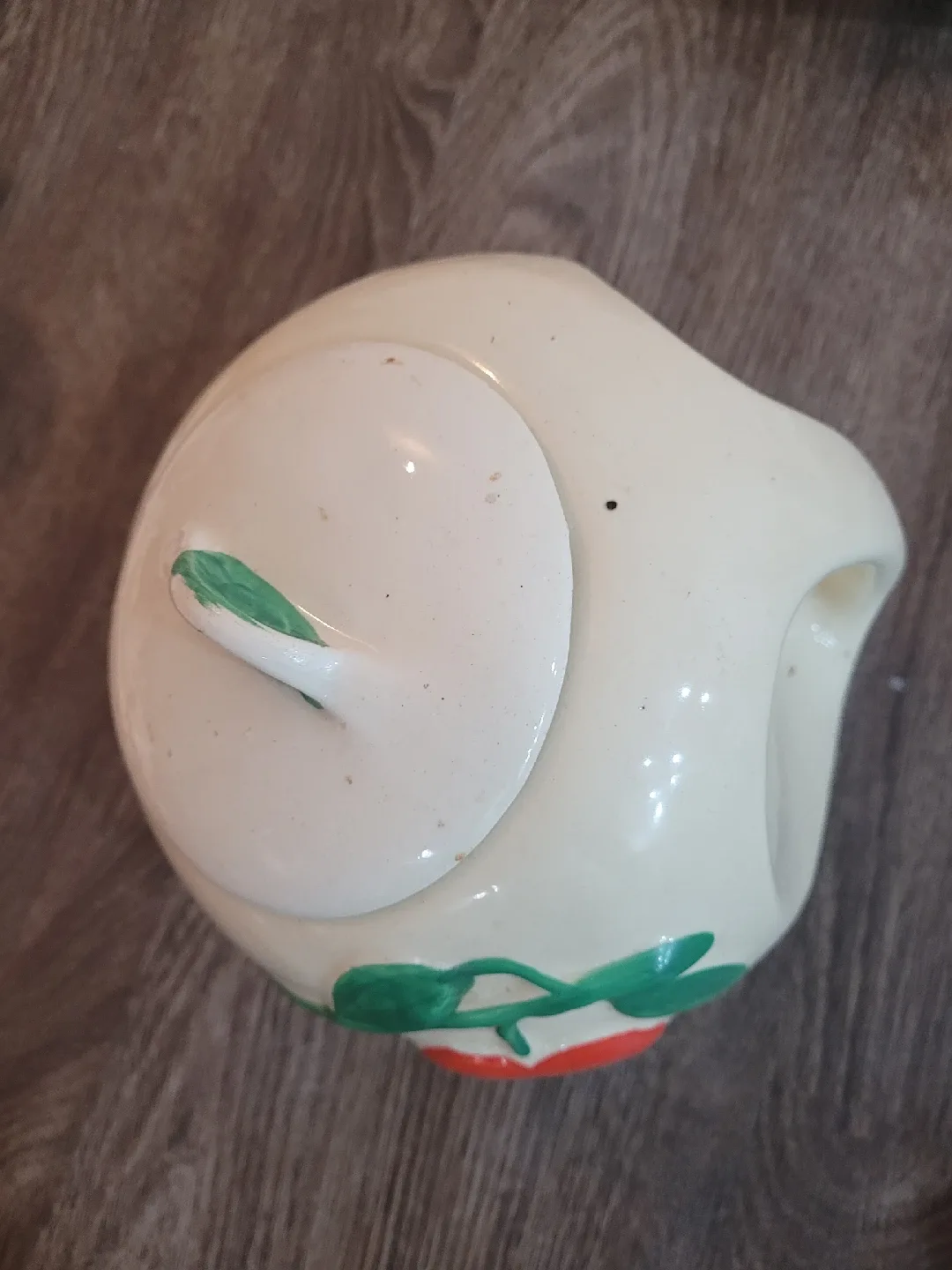 Vintage Cream Sugar Bowl with Lid image indicator(2)