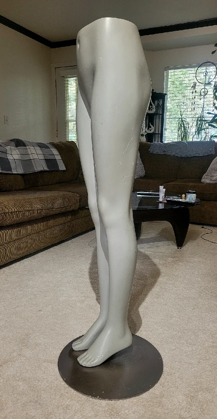 Mannequin Legs with Metal Stand image indicator(2)