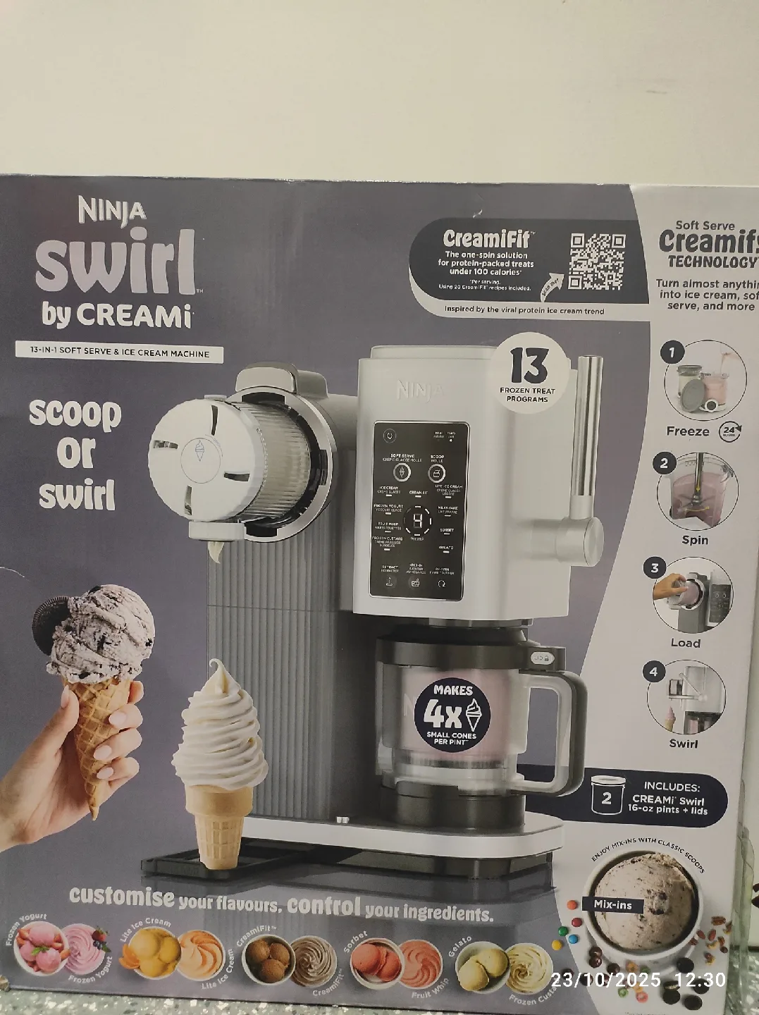 Ninja Swirl Creami - Soft Serve & Ice Cream Machine image indicator(2)