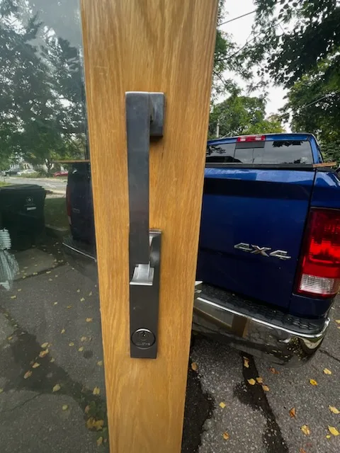 Wood and Glass Exterior Door image indicator(3)