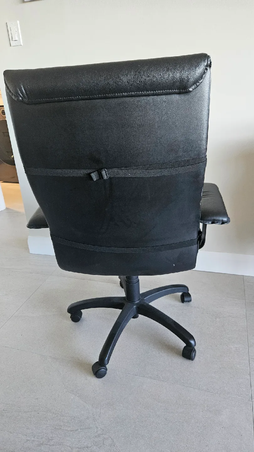Black office leather chair image indicator(2)