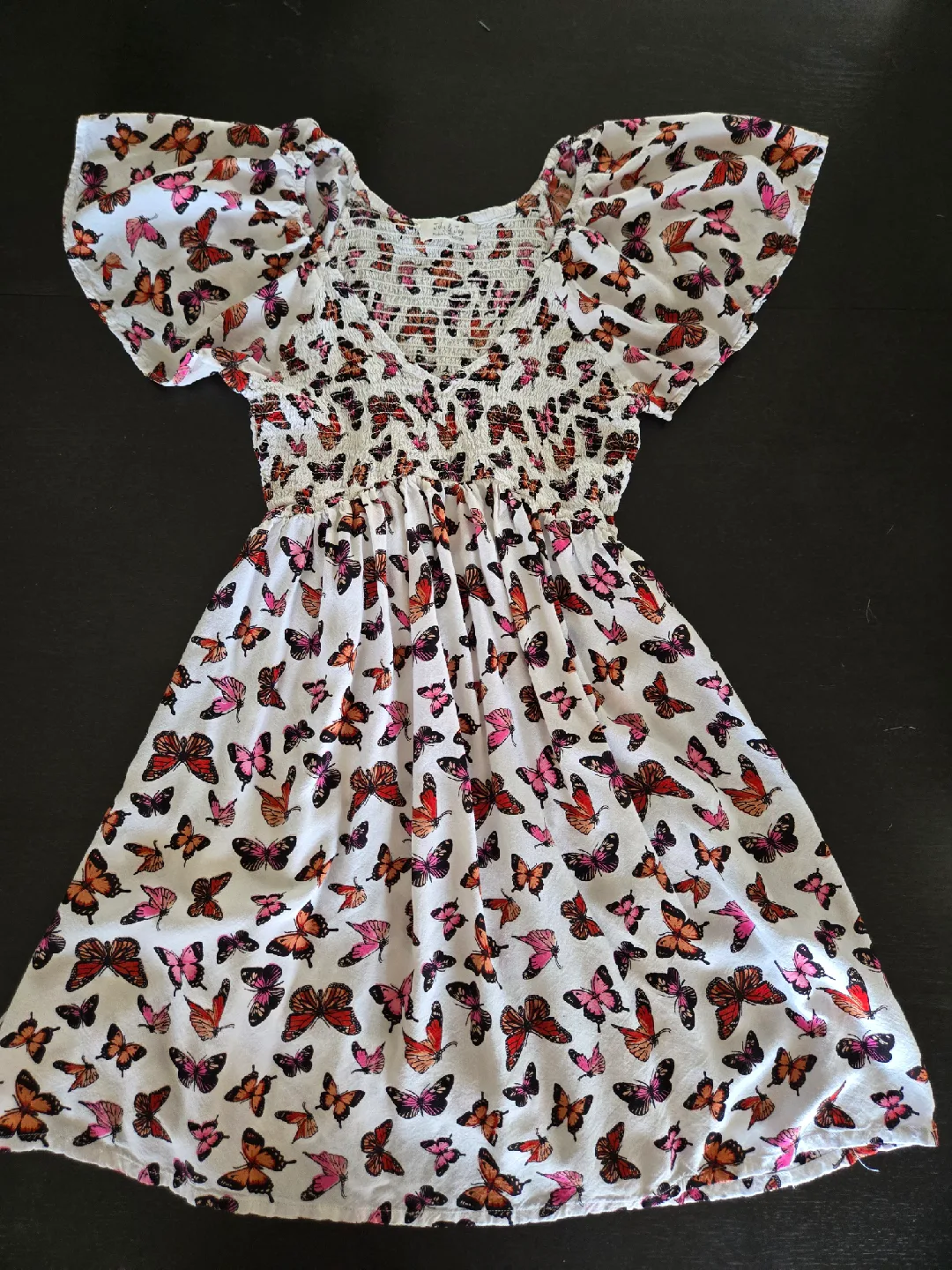 Butterfly Print Dress