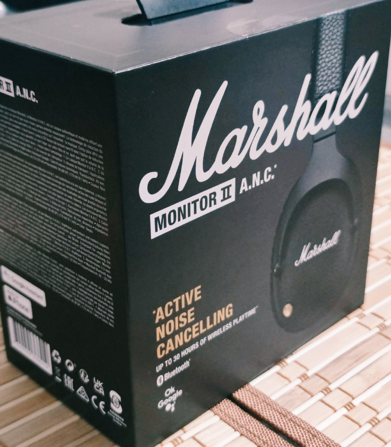 Opened Box Marshall Monitor II A.N.C. Headphones - Black - photo 2