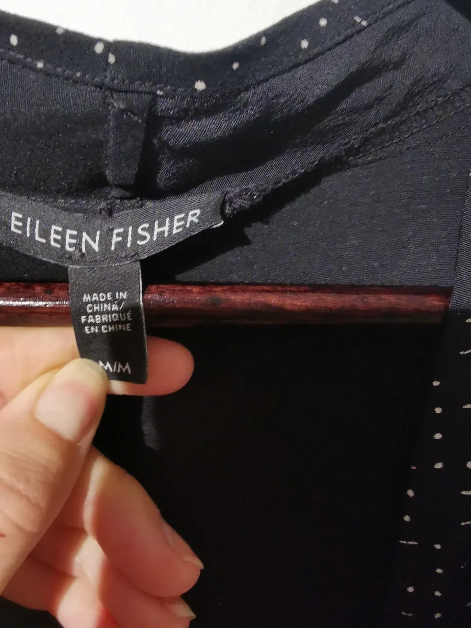 Eileen Fisher medium morse code cardigan image indicator(7)