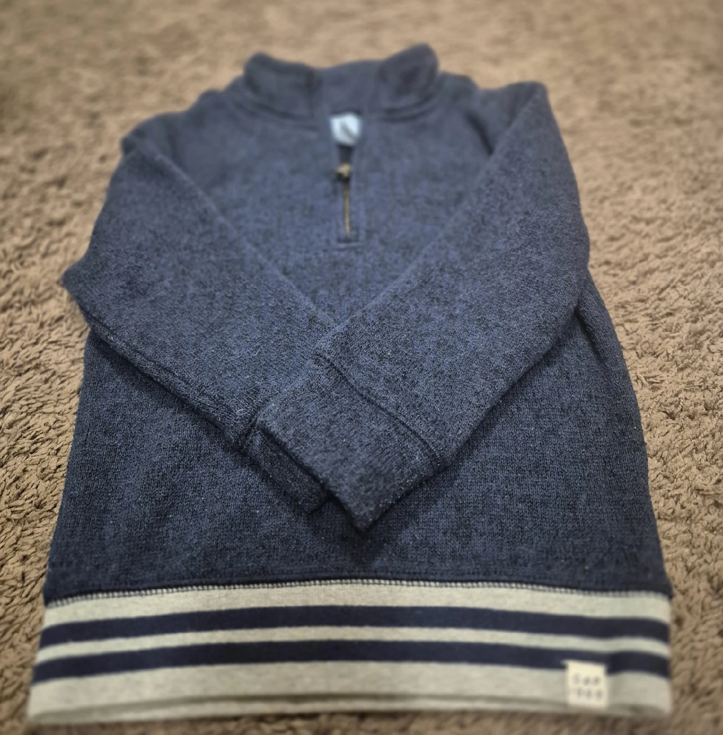 Baby Gap Blue Zip Sweater - Size 2T