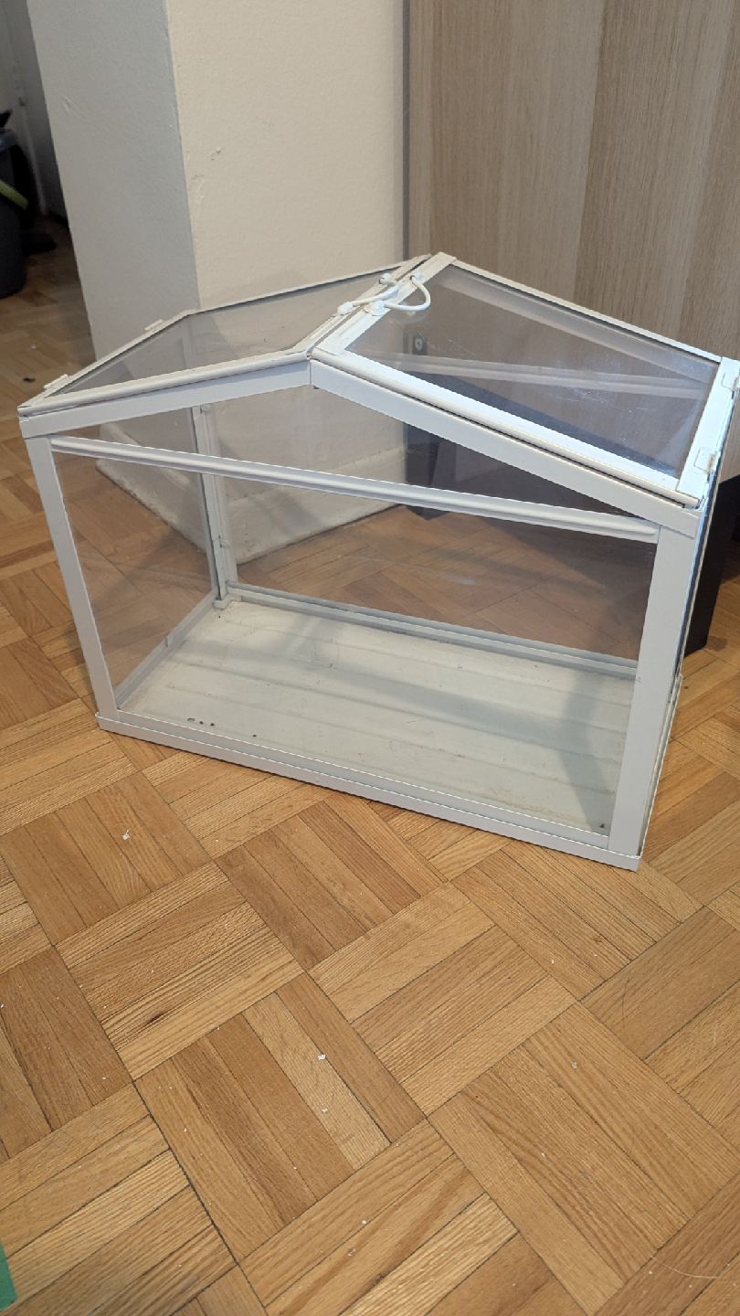 IKEA windowsill shelf greenhouse for plants