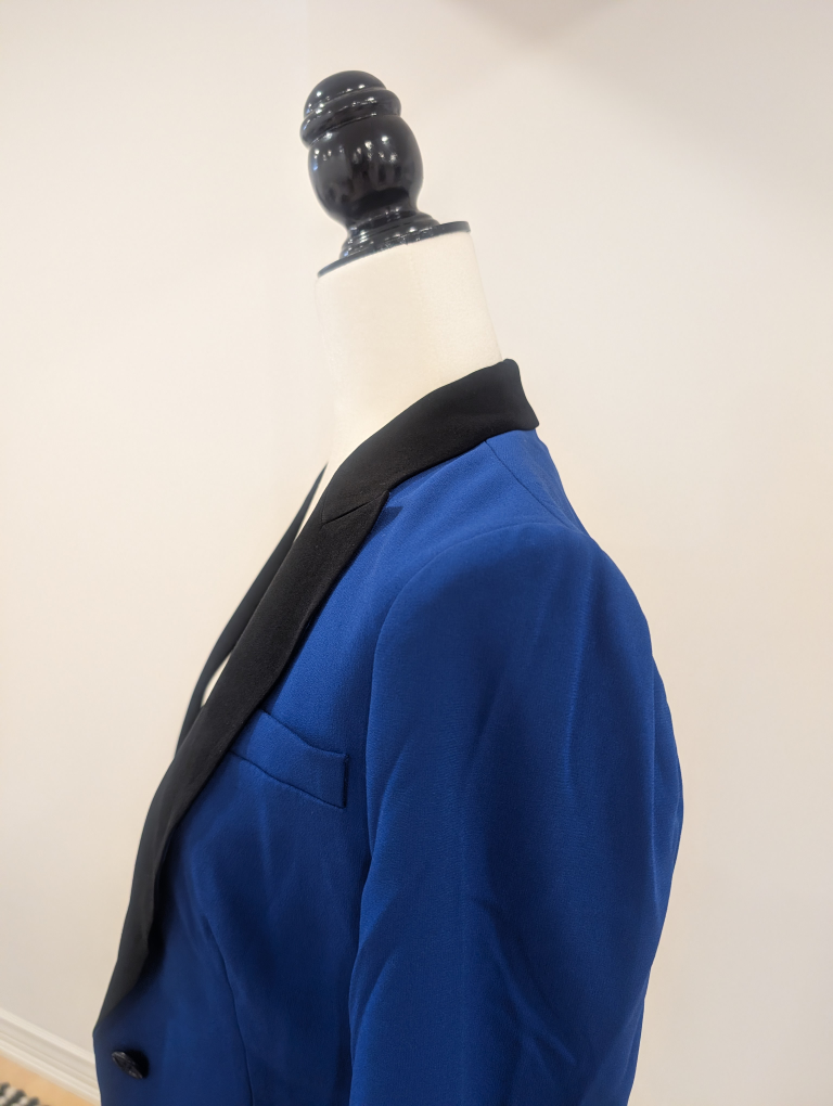 DKNY Donna Karan - Blue & Black Blazer - M - photo 4