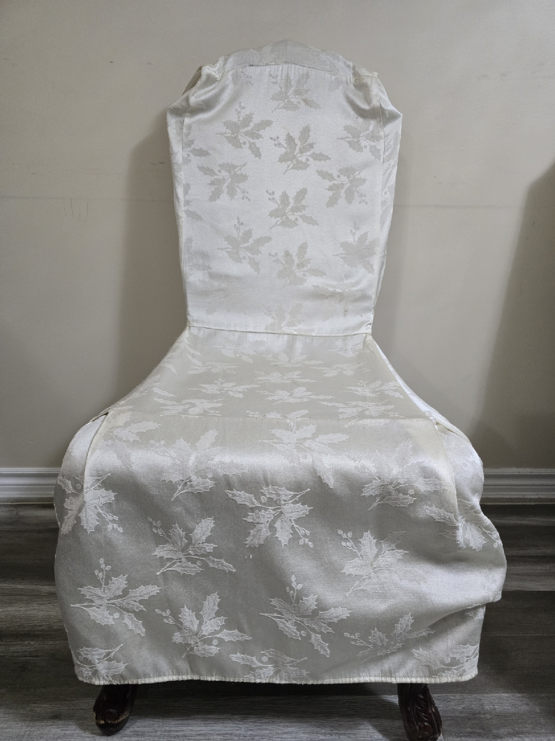 Ornate Brown Upholstered Dining Chair - photo 4