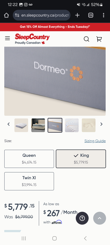 Dormeo 3 King Size Mattress
