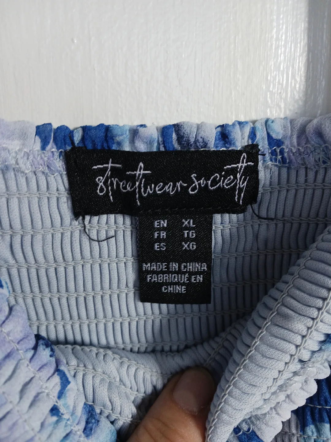 Streetwear Society Blue Floral Dress - XL image indicator(2)