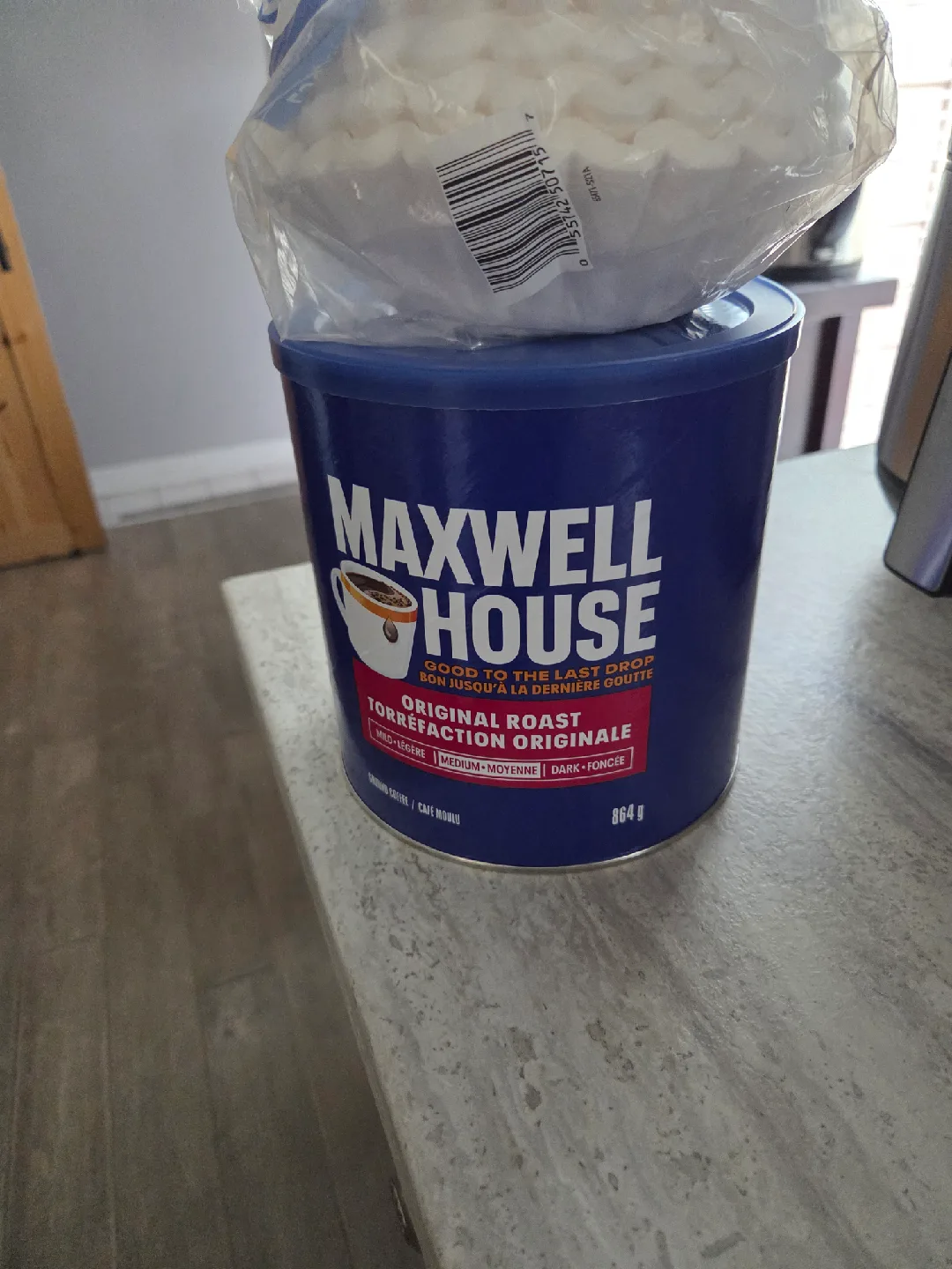 Maxwell House Original Roast Coffee + Basket Filters