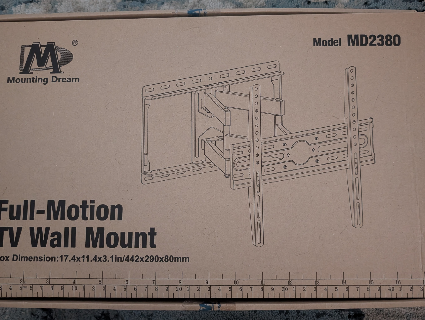 Mounting Dream Full-Motion TV Wall Mount MD2380