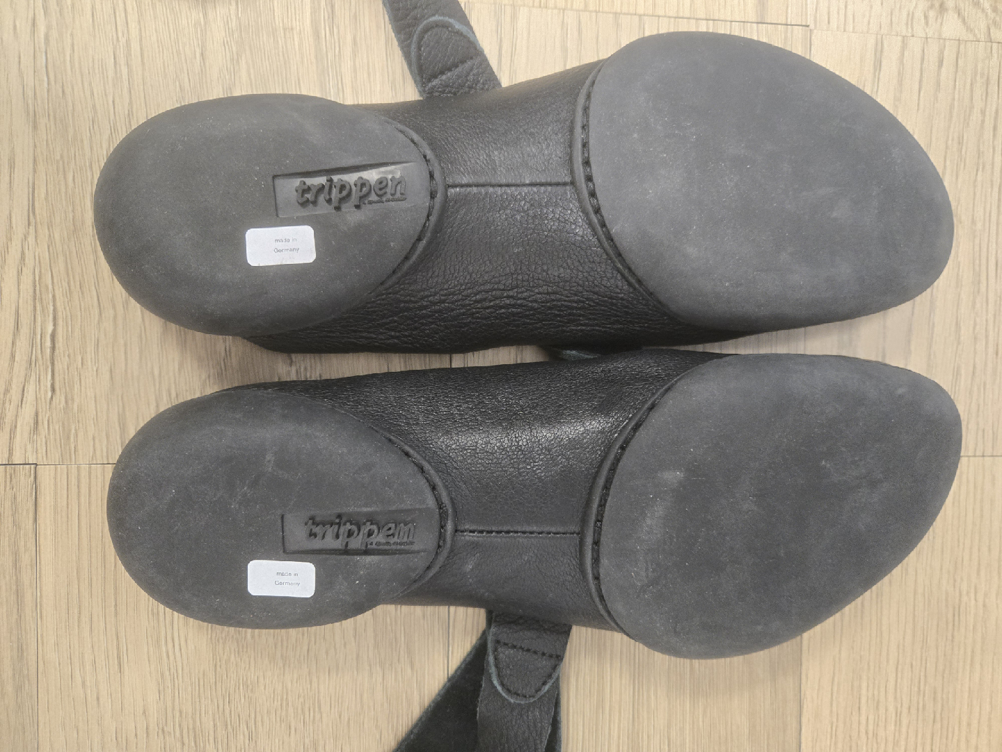 Trippen Black Leather Mules - Size 39 - photo 5
