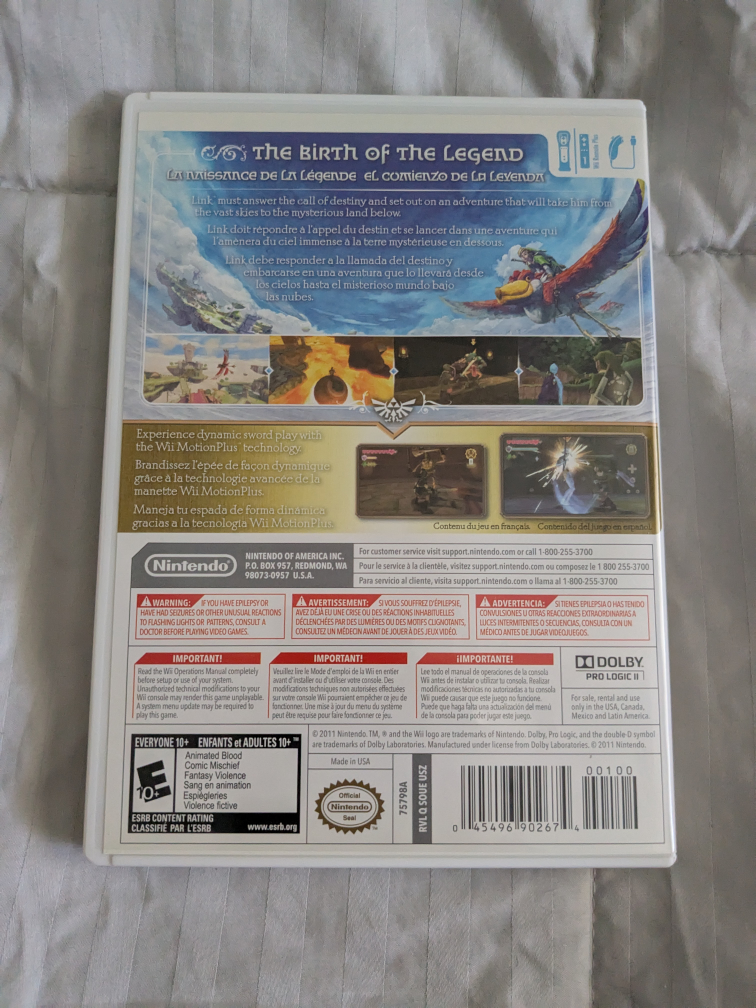 The Legend of Zelda: Skyward Sword - Wii Game - photo 2
