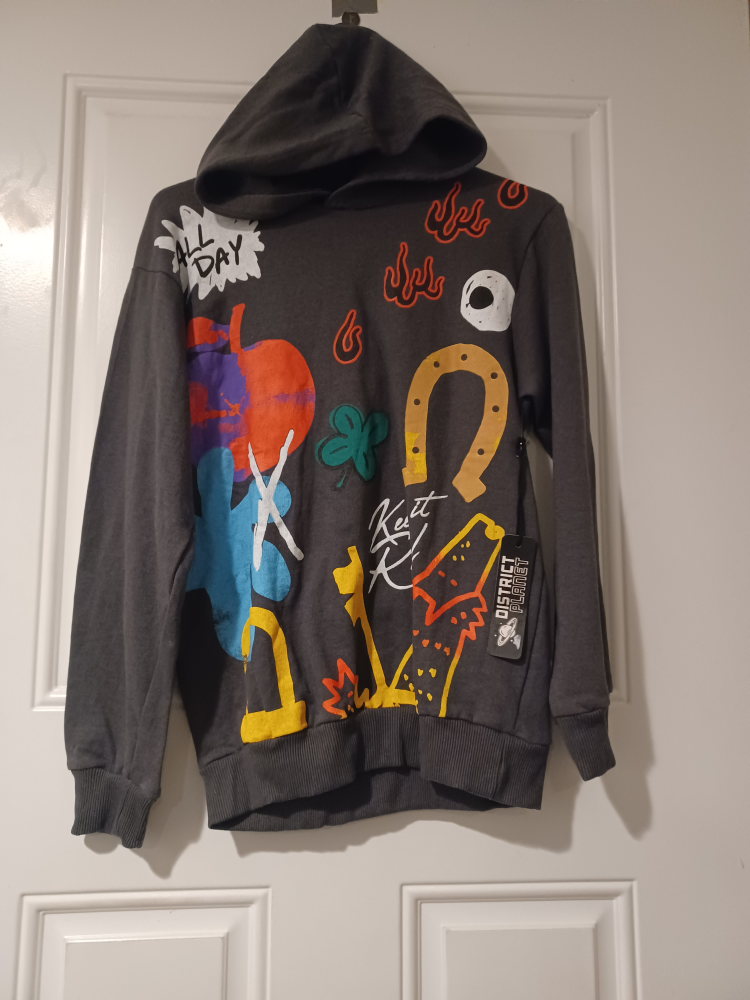 District Planet Hoodie Size 14/16