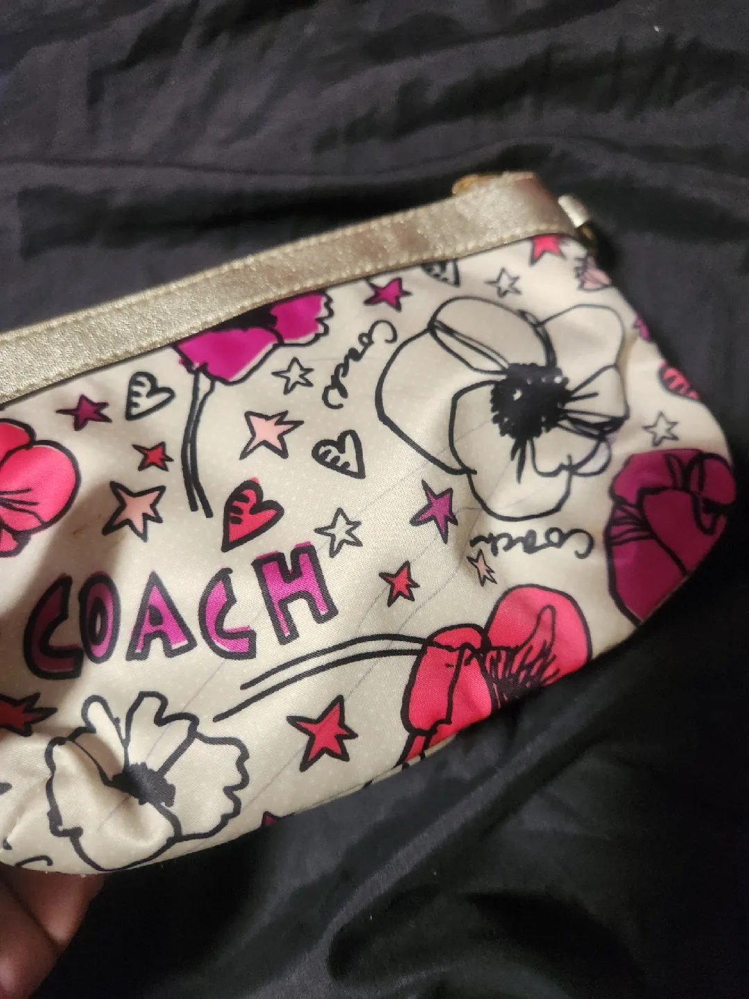 Coach Floral Wristlet vintage image indicator(2)
