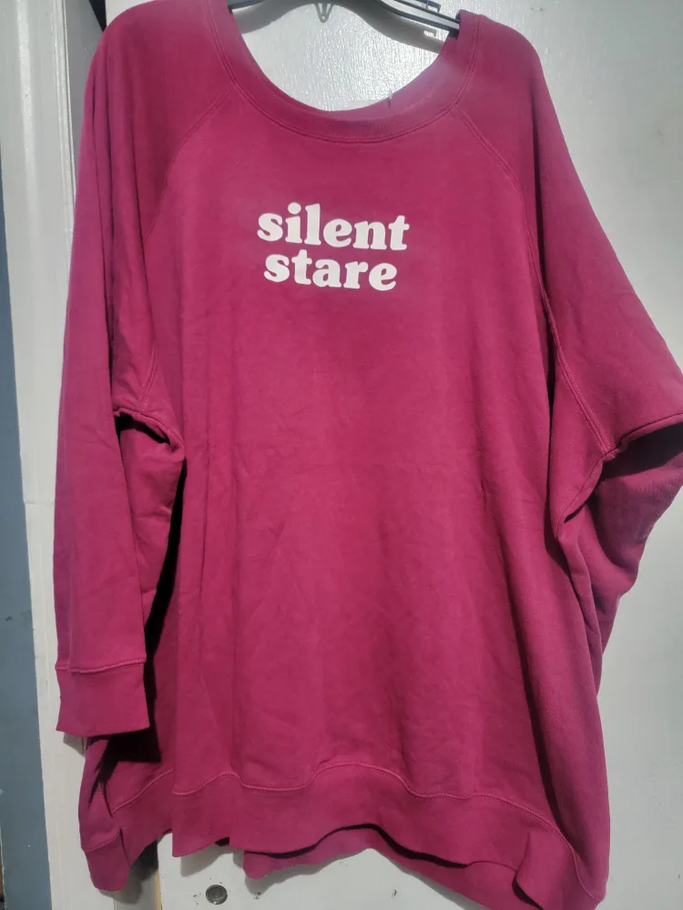 New Torrid Silent Stare Sweatshirt - 5X thumbnail